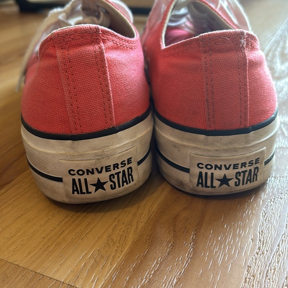 Red Converse All-Star Platform - Picture 3 of 7